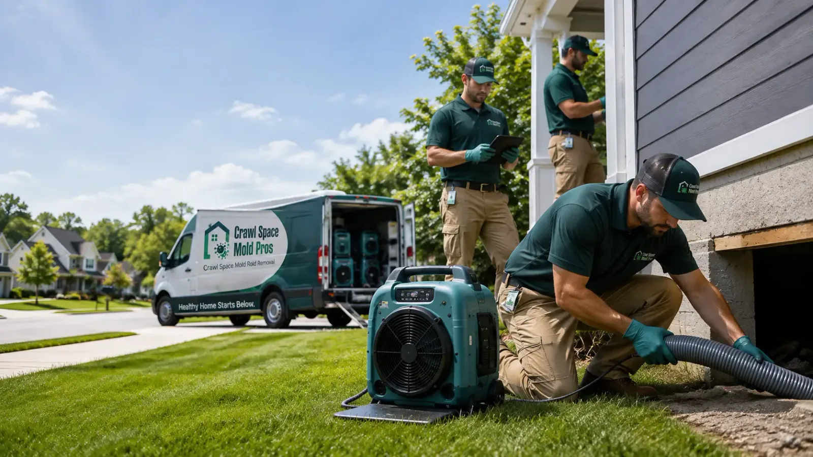 Crawl Space Mold Removal in North Baltimore, OH